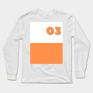 3 number Long Sleeve T-Shirt